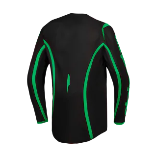 Alpinestars Motocross Jersey 2027 Fluid Apex V2 - Black / Fluo Green