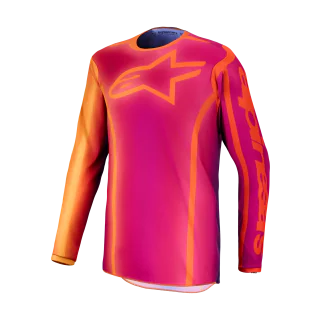 Alpinestars Motocross Gear 2027 Fluid Kepler - Dark Purple / Orange