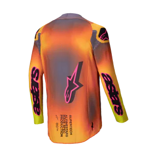 Alpinestars Motocross Jersey Supertech Lipan - Yellow / Pink