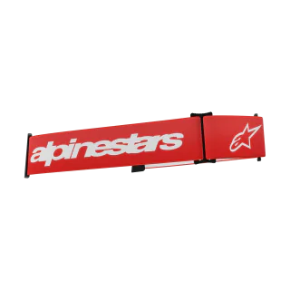 Alpinestars Motocross Goggle Strap Supertech - Red / White