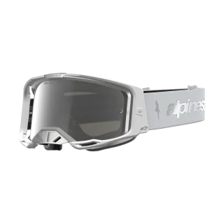 Alpinestars Motocross Goggle Vision 8 Amber - White / Silver - Mirror Silver