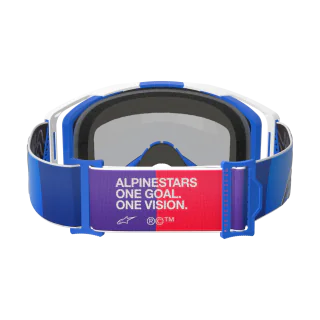 Alpinestars Motocross Goggle Vision 8 Corp - Blue / White - Mirror Blue