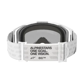Alpinestars Motocross Goggle Vision 8 Corp - White - Mirror Silver