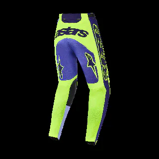 Alpinestars Motocross Pants Racer Portl - Purple / Fluo Yellow