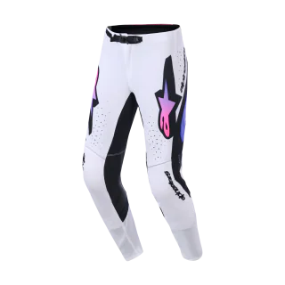 Alpinestars Motocross Pants 2026 Supertech Pro Vista - White / Purple / Black