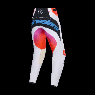 Alpinestars Motocross Pants Techstar Knif - Light Grey / Fluo Orange / Black