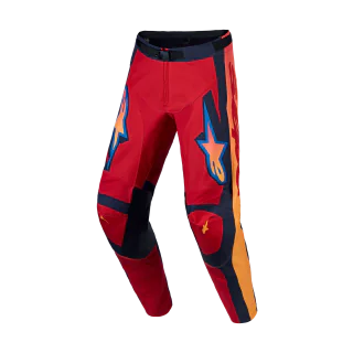 Alpinestars Motocross Pants 2027 Racer Hunt - Fire Red / Graystone / Hot Coral
