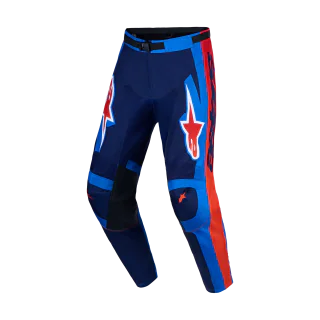 Alpinestars Motocross Pants 2027 Racer Hunt - Strong Blue / Deep Blue / Fire Red