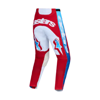 Alpinestars Motocross Pants 2027 Racer Hunt - White / Fire Red / Ucla Blue