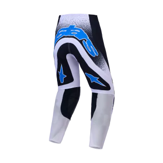 Alpinestars Motocross Pants 2027 Supertech AFD Hiten - Black / Light Lilac / Blithe Blue