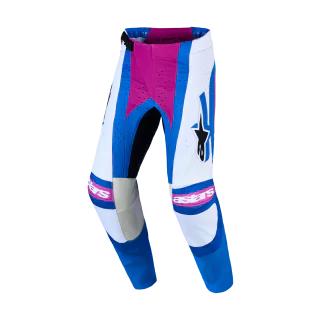 Alpinestars Motocross Pants 2027 Techstar Maven - White / Hot Coral / Blithe Blue