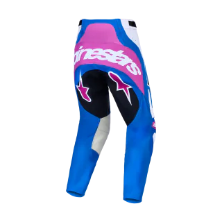 Alpinestars Motocross Pants 2027 Techstar Maven - White / Hot Coral / Blithe Blue