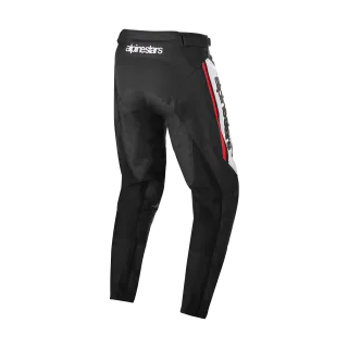 Alpinestars Motocross Pants Racer Flagship - Black / White / Fluo Red