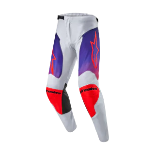 Alpinestars Motocross Pants Racer Hoen - Light Grey / Hot Orange / Black