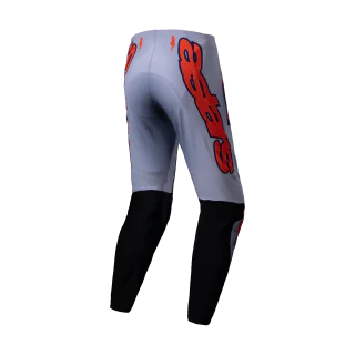 Alpinestars Motocross Pants Supertech Lipan - Grey / Fluo Orange