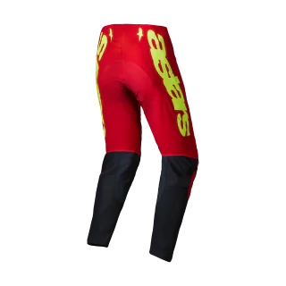 Alpinestars Motocross Pants Supertech Maker - Red / Fluo Yellow