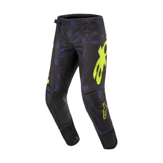 Alpinestars Motocross Pants Techstar Rantera - Black / Navy / Fluo Yellow