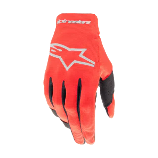 Alpinestars Motocross Gloves 2026 Radar - Mars Red / Silver