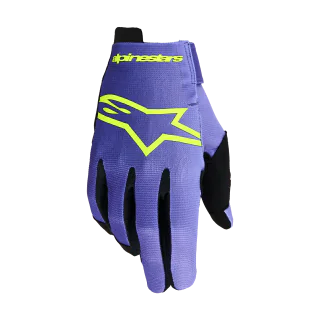 Alpinestars Motocross Gloves 2026 Radar - Purple / Fluo Yellow
