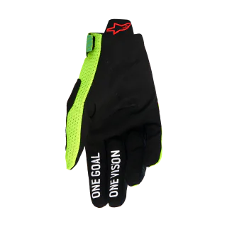 Alpinestars Motocross Gloves 2026 Radar Pro - Green / Fluo Yellow / Fluo Pink