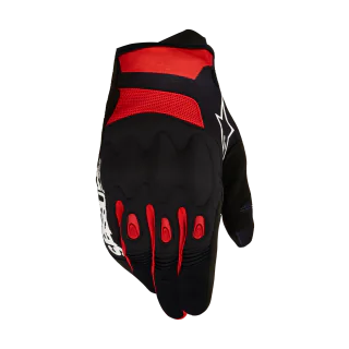Alpinestars Motocross Gloves 2027 Techdura - Black / Bright Red