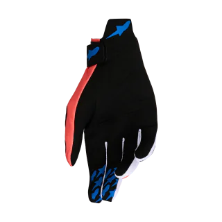 Alpinestars Motocross Gloves 2027 Techstar - Hot Coral / Black / Fuchsia
