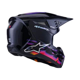 Alpinestars Motocross Helmet S-M3 Force - Black