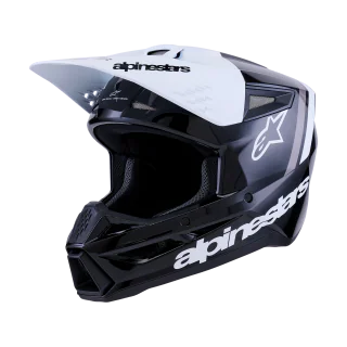 Alpinestars Motocross Helmet S-M3 Radium - Black / White / Grey