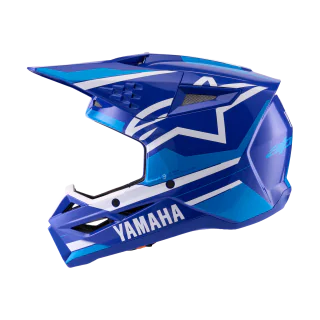 Alpinestars Motocross Helmet S-M3 Yamaha - Glossy Blue / White