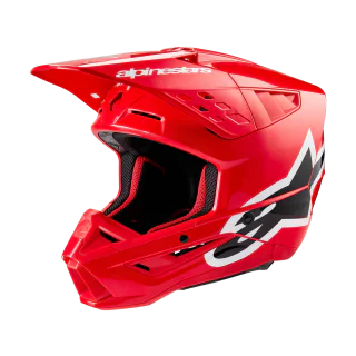 Alpinestars Motocross Helmet S-M5 Corp - Gloss Red