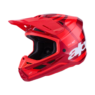 Alpinestars Motocross Helmet S-M7 Core - Red