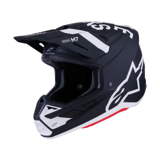 Alpinestars Motocross Helmet S-M7 Dasher - Black / White