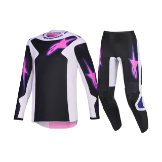 Alpinestars Motocross Gear 2026 Fluid Grid - Black / Light Grey / Purple