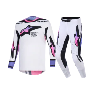 Alpinestars Motocross Gear 2026 Supertech Pro Vista - White / Purple / Black