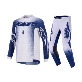Alpinestars Motocross Gear 2026 Supertech Scenz - Light Grey / Dark Blue