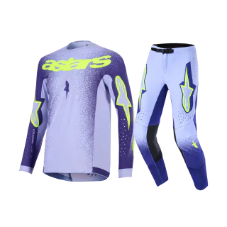 Alpinestars Motocross Gear 2026 Supertech Scenz - Purple / Fluo Yellow