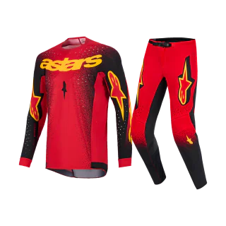 Alpinestars Motocross Gear 2026 Supertech Scenz - Red / Black / Yellow