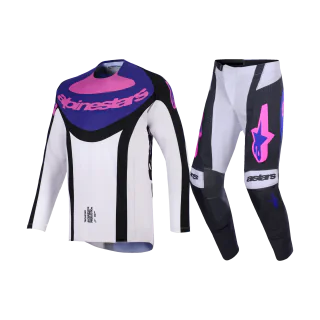 Alpinestars Motocross Gear 2026 Techstar Knif - Black / Light Grey / Purple