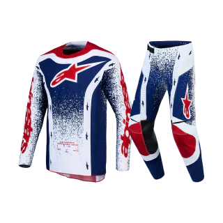 Alpinestars Motocross Gear Techstar LE Unity - Red / White / Blue