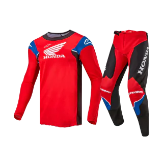 Alpinestars Motocross Gear 2027 Racer Iconic Honda - Red / Black / White