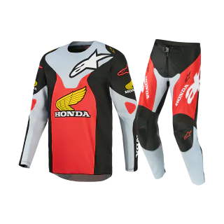 Alpinestars Motocross Gear 2027 Racer Veil Honda - Black / Grey / Red