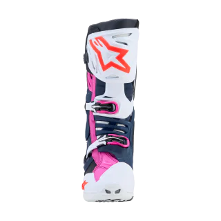 Alpinestars Motocross Boots Tech 10 Supervented - Dark Blue / White / Black / Fuchsia