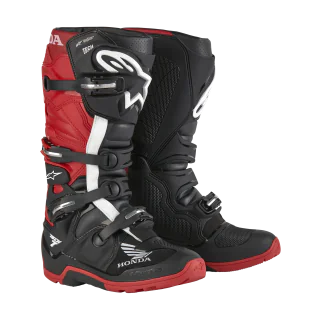 Alpinestars Motocross Boots Tech 7 Enduro Drystar Honda - Black / Red
