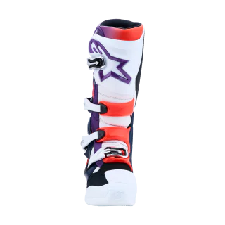 Alpinestars Motocross Boots Tech 7 - Purple / White / Dark Blue / Fluo Red