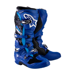 Alpinestars Motocross Boots Tech 7 Yamaha - Blue / Black / White