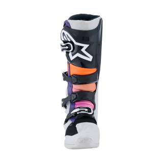 Alpinestars Motocross Boots Tech 7 - Black / Light Grey / Fluo Orange / Magenta