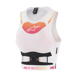 Alpinestars Women Chest Protector Soft Stella Plasma - Light Lilac / Fade / White