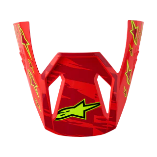 Alpinestars Helmet Visor S-M3 Falcon - Glossy Blue / White / Black / Fluo Pink / Yellow