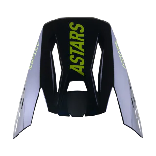 Alpinestars Helmet Visor S-M5 22.05 Rayon - Nightlife / Ucla Blue / White