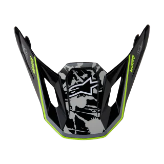 Alpinestars Helmet Visor S-M7 Blaster - Glossy Purple / Pink / White